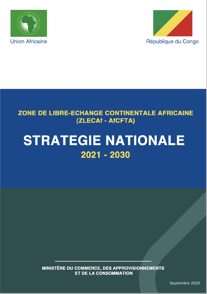 Couverture Rapport Stratégie Nationale ZLECAF